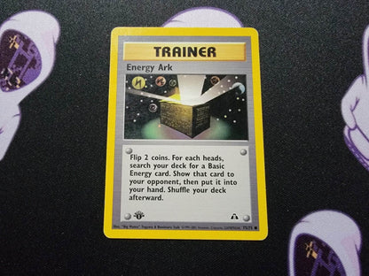 Pokemon Card Energy Ark 75/75 Neo Discovery Common - MissingNo.