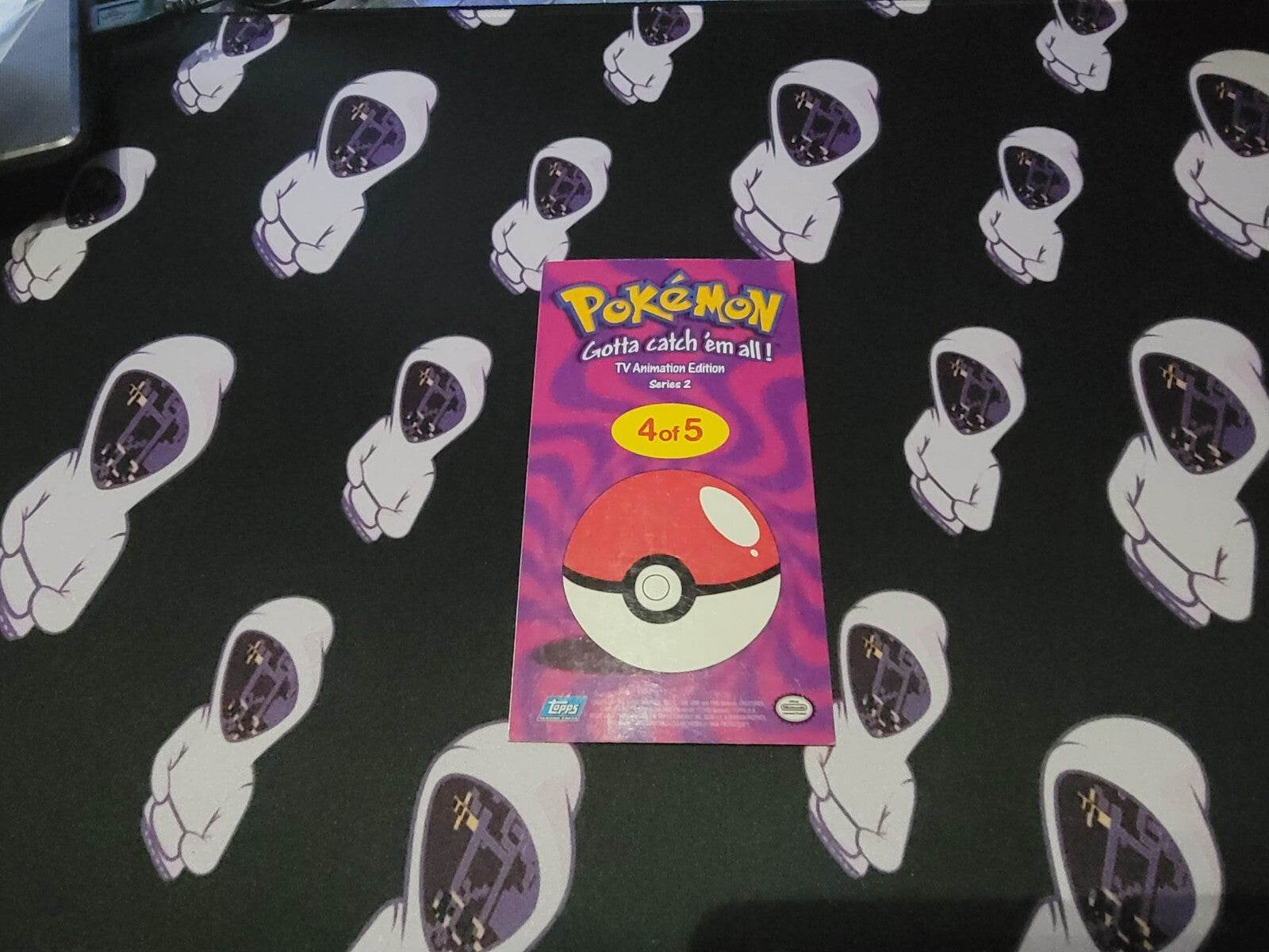 Flying Pikachu Jumbo Card Topps 4 of 5 Pokémon TV Animation Edition Series 2 NM - MissingNo.