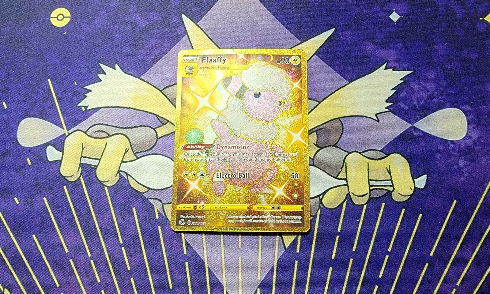 Flaaffy - 280/264 - Pokemon Fusion Strike Sword & Shield Secret Rare Card NM - MissingNo.
