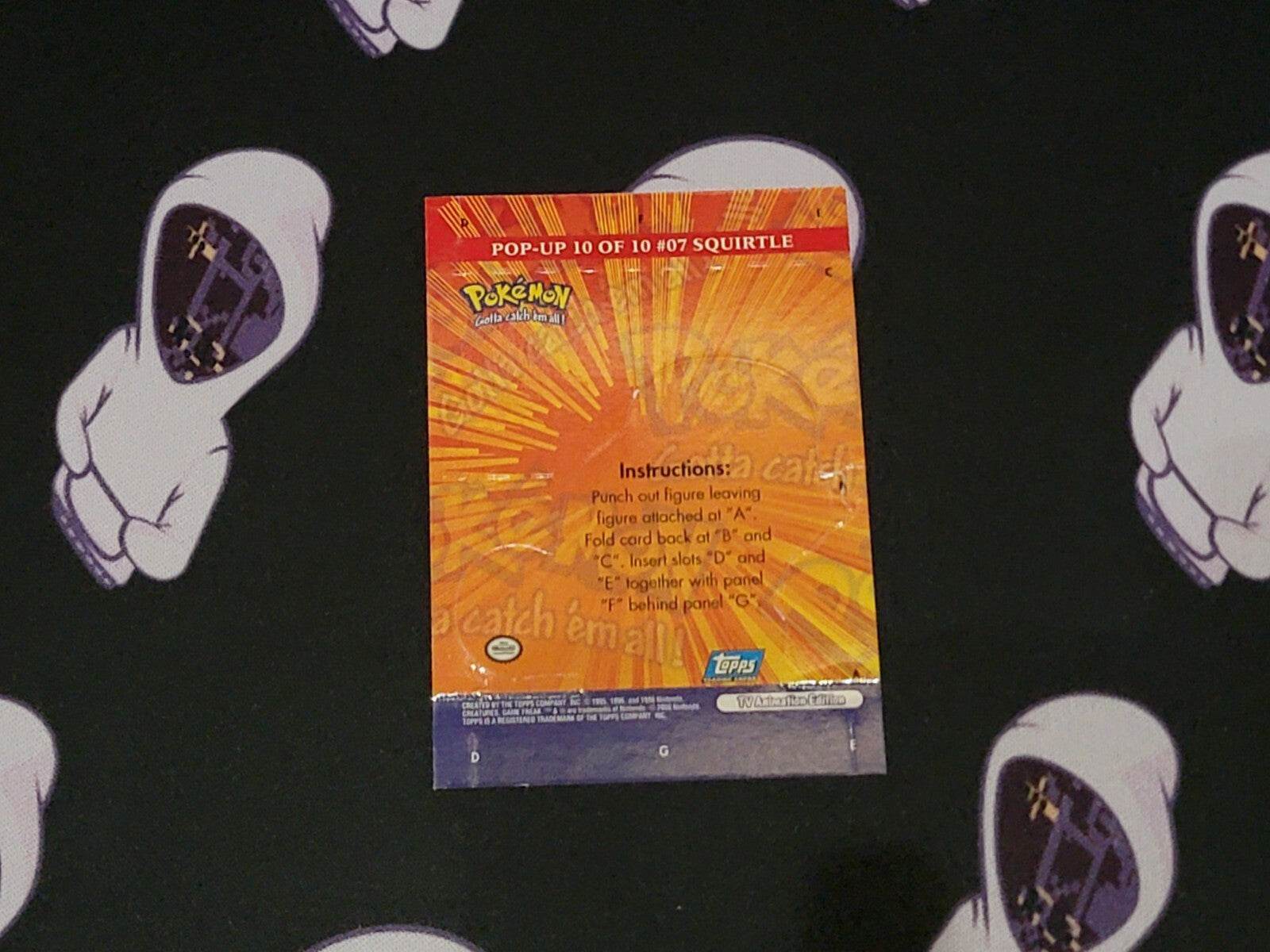 Squirtle Rare Topps Pop Up  #07/10 NM VHTF - MissingNo.