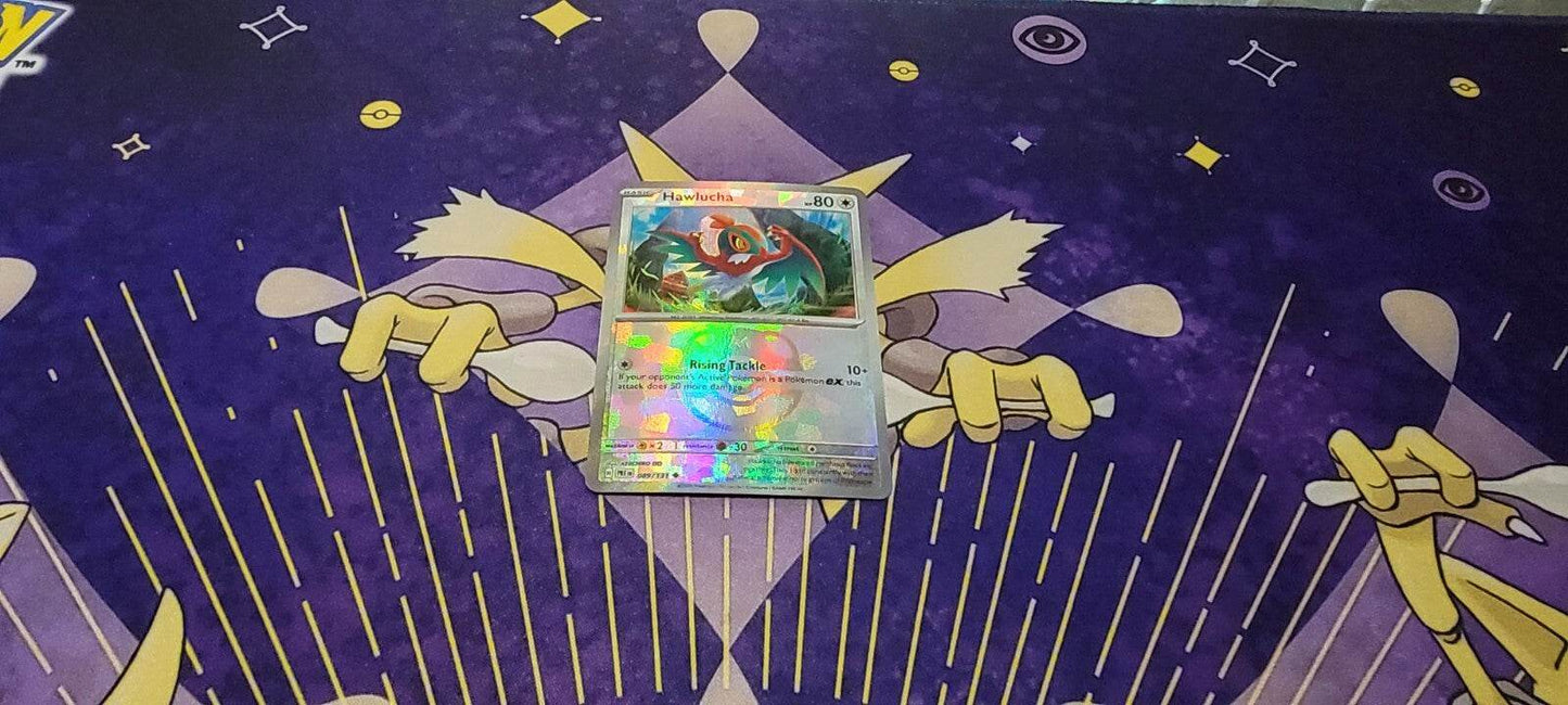Hawlucha 089/131 MasterBall Reverse Holofoil Prismatic Evolution NM - MissingNo.