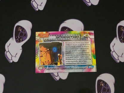 Introductions #21 Topps Mewtwo Strikes Back Black Label Holo 1998 LP-NM - MissingNo.