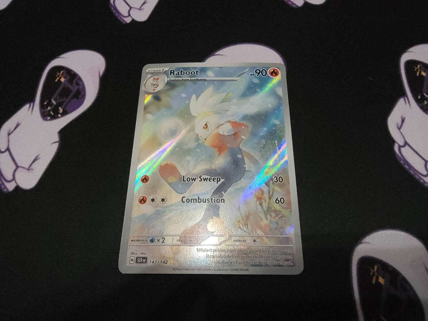 Raboot 147/142 SV Stellar Crown Illustration Rare Pokemon - NM - MissingNo.