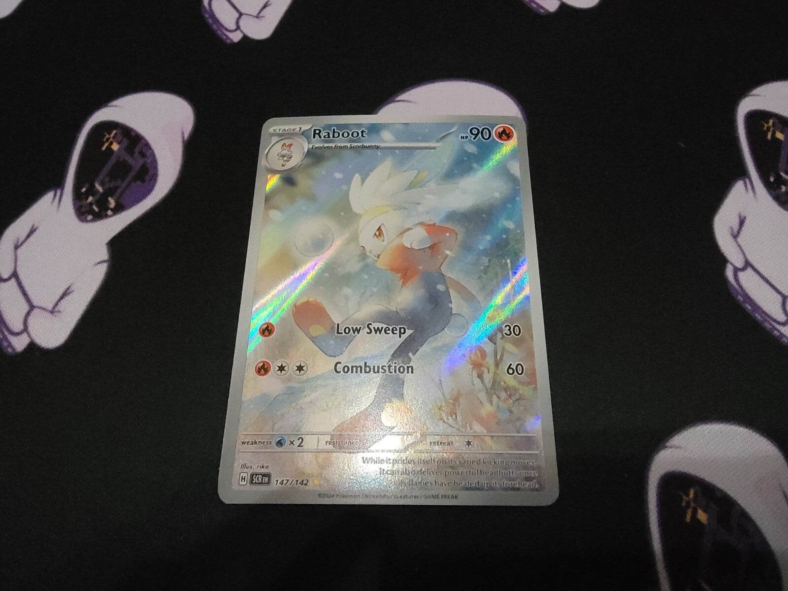 Raboot 147/142 SV Stellar Crown Illustration Rare Pokemon - NM - MissingNo.