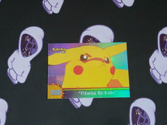 Pokemon Topps Pikachu Re-Volts OR3 Blue Logo Orange Islands NM