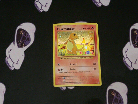 Charmander 9/108 Toys R Us Stamped Reverse Holo Common Small print line NM - MissingNo.