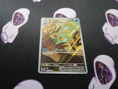 Omanyte 180/165 Pokemon Scarlet & Violet 151 Illustration Full Art Holo NM - MissingNo.