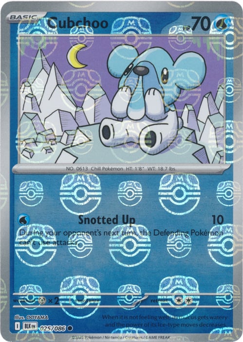 Cubchoo (Master Ball Pattern)