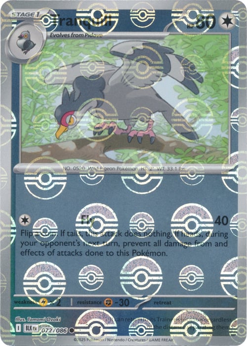 Tranquill (Poke Ball Pattern)