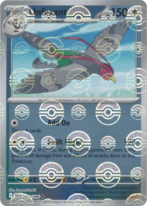Unfezant (Poke Ball Pattern)