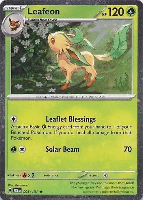 Leafeon - 005/131 (Cosmos Holo)