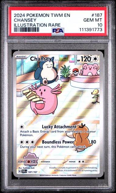 Chansey 187 PSA 10 - MissingNo.