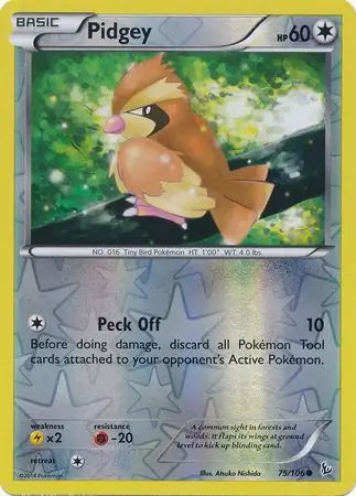 Pidgey 75/106 Reverse Common - MissingNo.