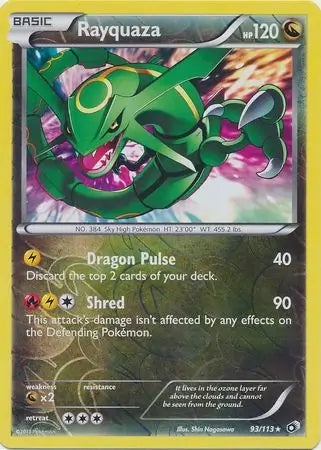 Rayquaza 93/113 Reverse Rare - MissingNo.