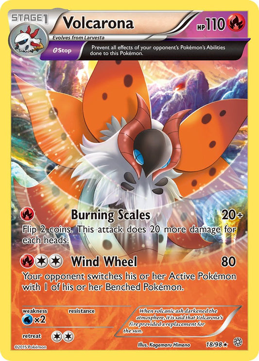 Volcarona 18/98 Non-Holo Rare - MissingNo.