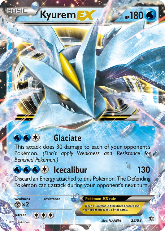 Kyurem EX 25/98 Holo Rare EX - MissingNo.