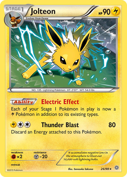 Jolteon 26/98 Cosmos Holo Triple Effect Tins Exclusive - MissingNo.