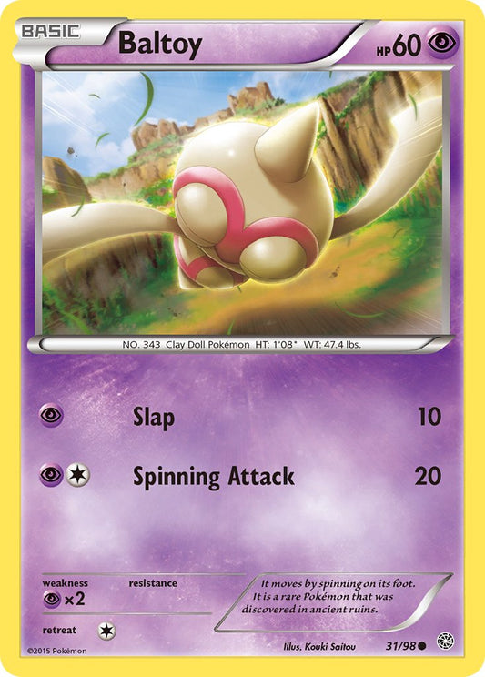 Baltoy 31/98 Reverse Common - MissingNo.