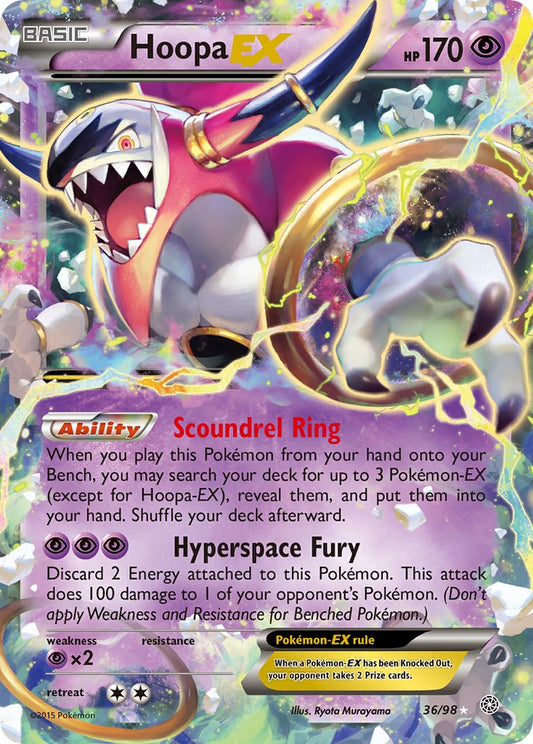 Hoopa EX 36/98 Jumbo Hoopa EX Challenge Box Exclusive - MissingNo.