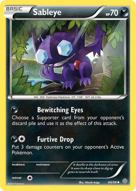 Sableye 44/98 Reverse Uncommon - MissingNo.
