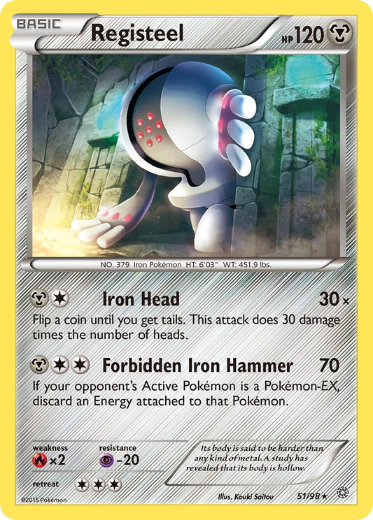 Registeel 51/98 Non-Holo Rare - MissingNo.