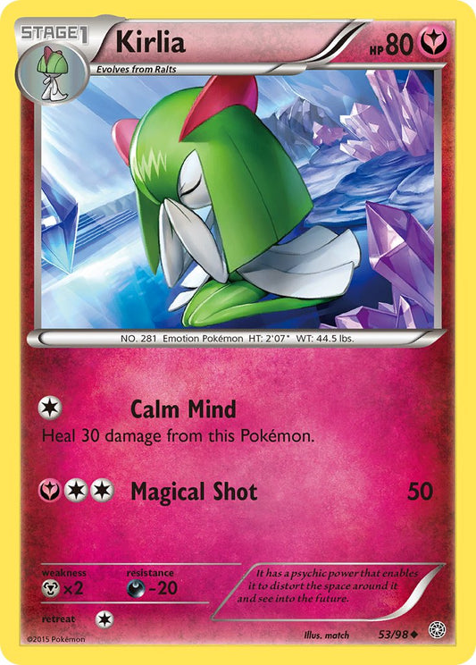Kirlia 53/98 Reverse Uncommon - MissingNo.