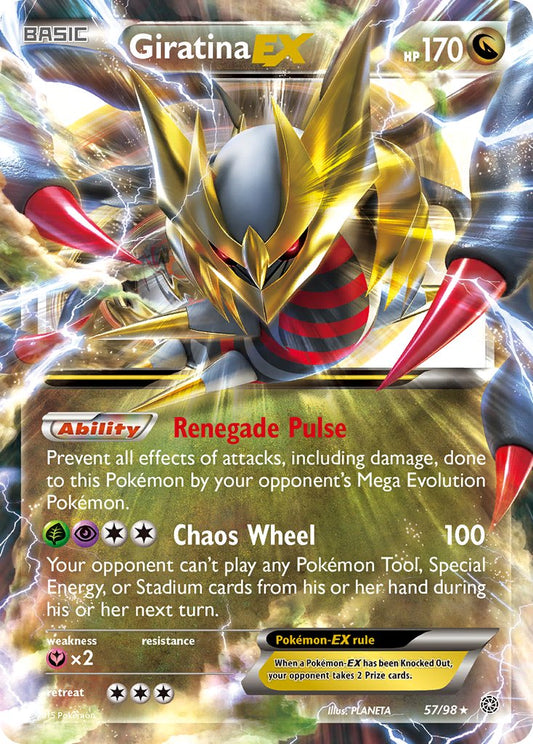 Giratina EX 57/98 Holo Rare EX - MissingNo.