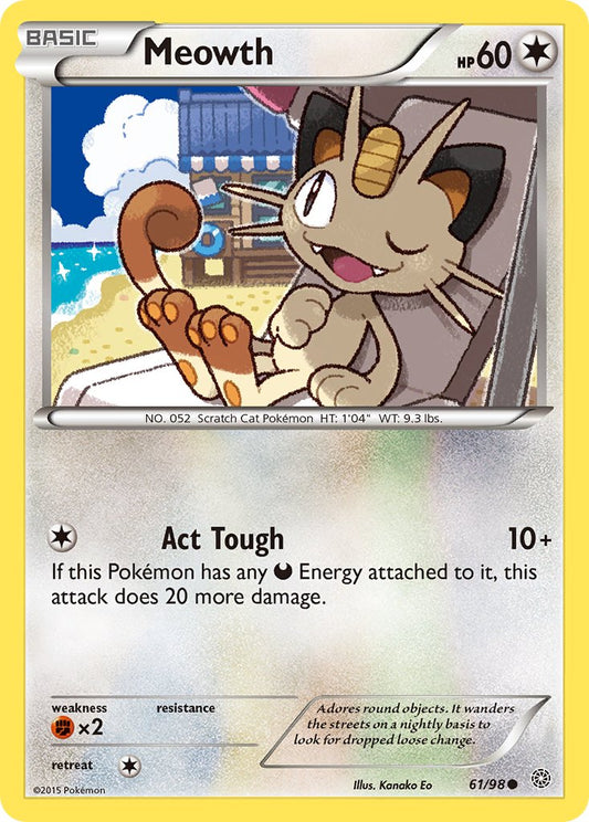 Meowth 61/98 Common - MissingNo.