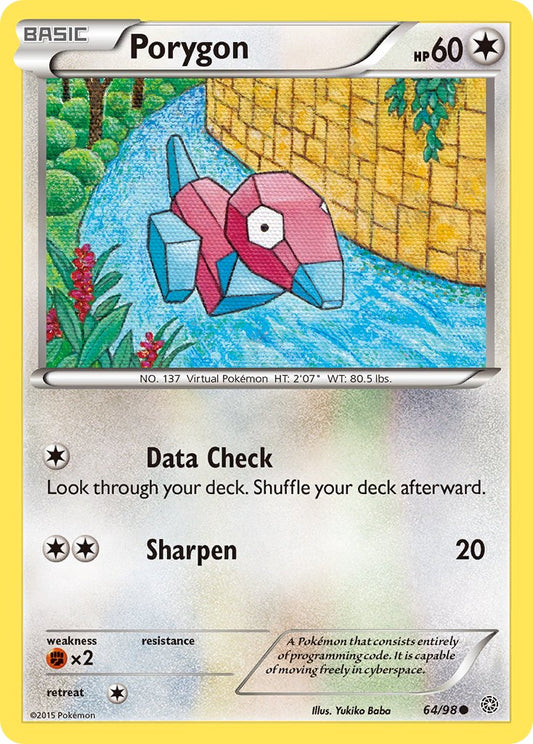 Porygon 64/98 Reverse Common - MissingNo.