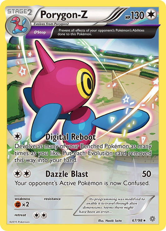 Porygon-Z 67/98 Reverse Rare - MissingNo.