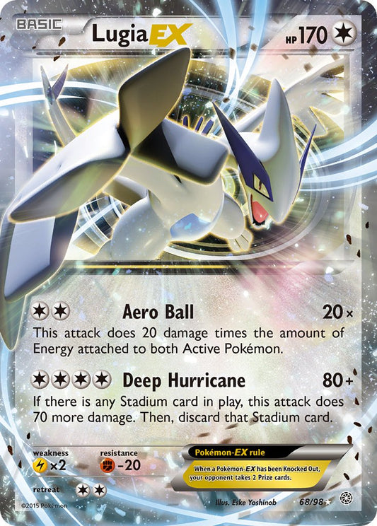 Lugia EX 68/98 Holo Rare EX - MissingNo.