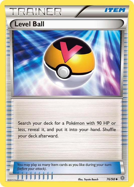 Level Ball 76/98 Reverse Uncommon - MissingNo.