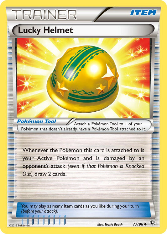 Lucky Helmet 77/98 Reverse Uncommon - MissingNo.