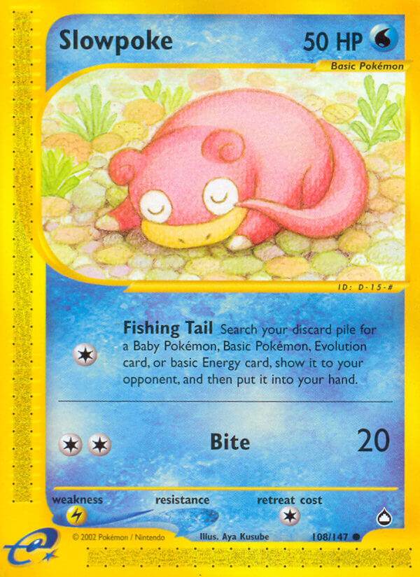Slowpoke 108/147 Common - MissingNo.