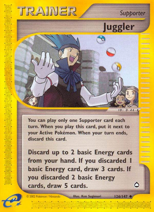 Juggler 126/147 Reverse Uncommon - MissingNo.