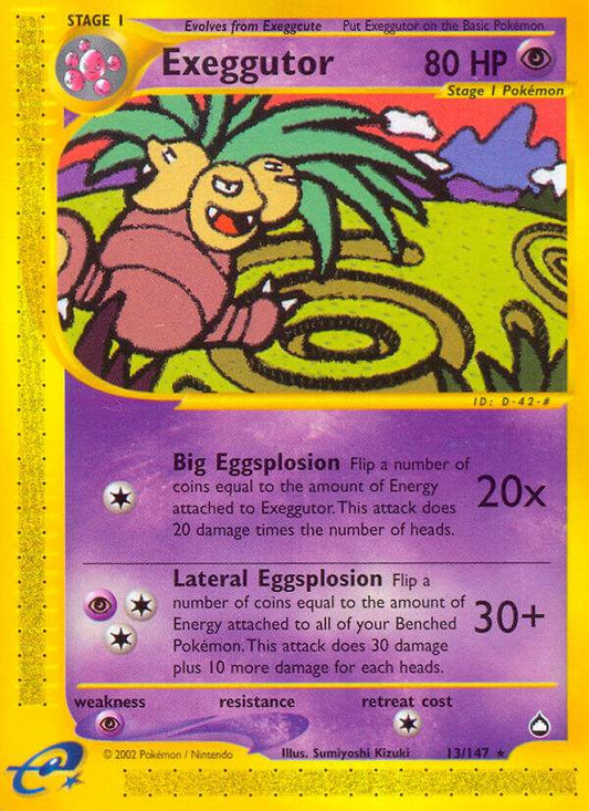 Exeggutor 13/147 Non-Holo Rare - MissingNo.
