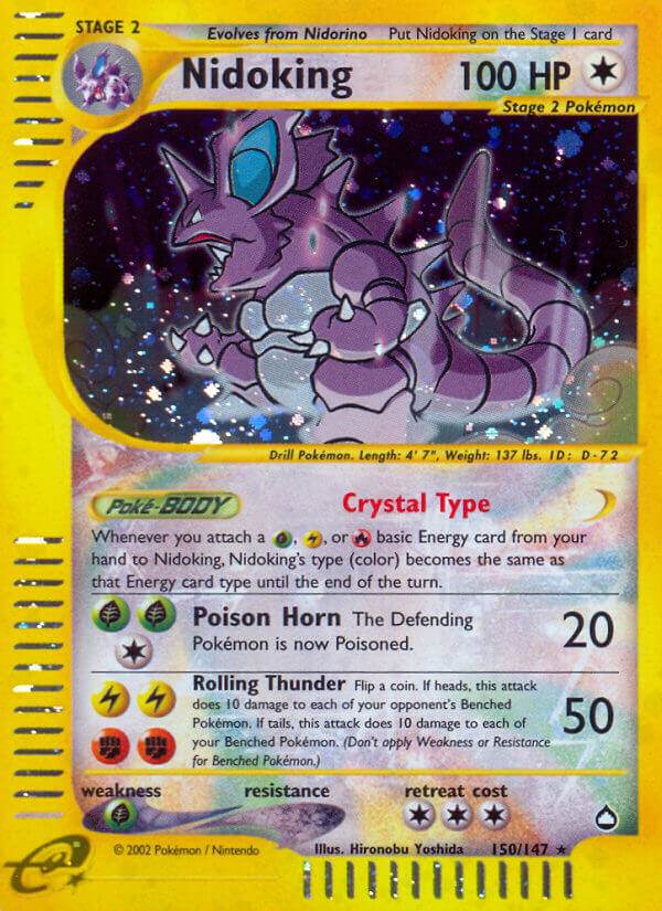Nidoking 150/147 Holo Secret Rare - MissingNo.