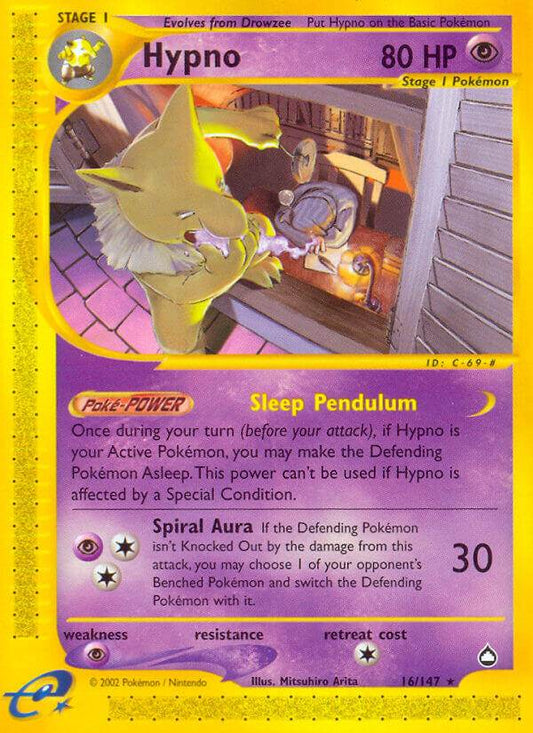 Hypno 16/147 Reverse Rare - MissingNo.