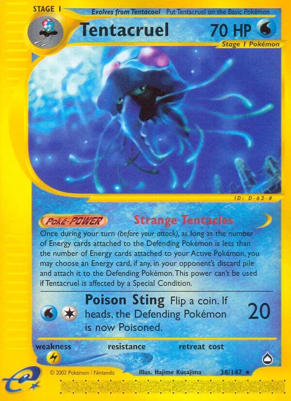 Tentacruel 38/147 Reverse Rare - MissingNo.