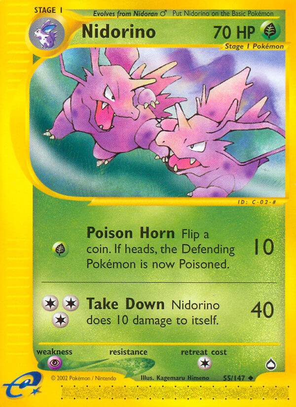 Nidorino 55/147 Uncommon - MissingNo.