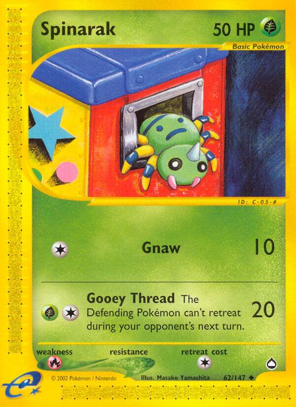 Spinarak 62/147 Reverse Uncommon - MissingNo.