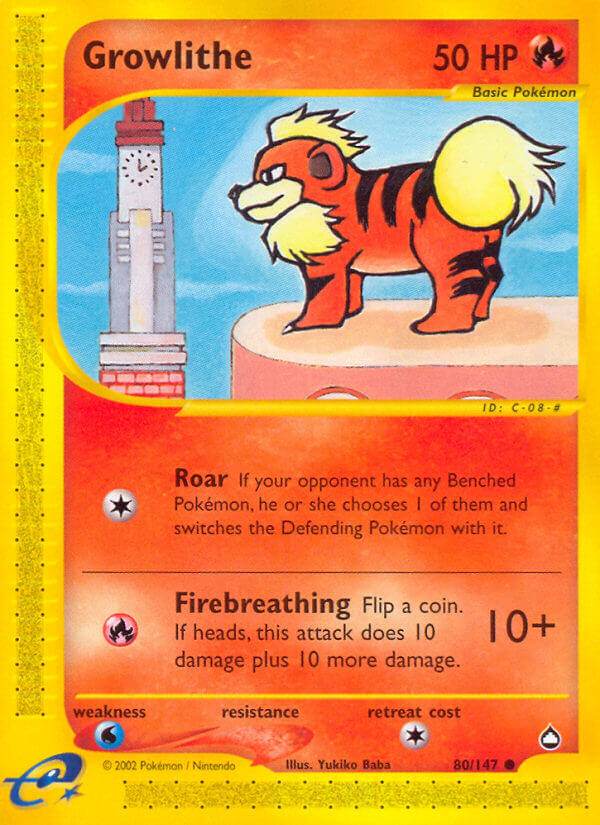Growlithe 80/147 Common - MissingNo.