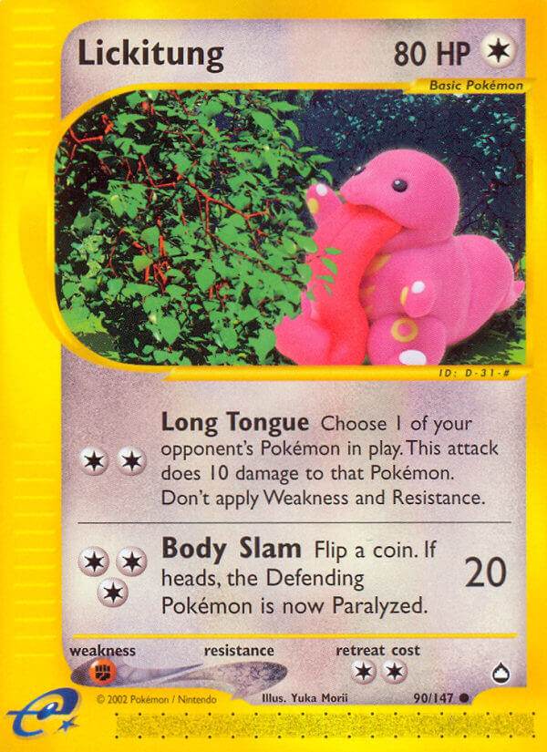 Lickitung 90/147 Reverse Common - MissingNo.