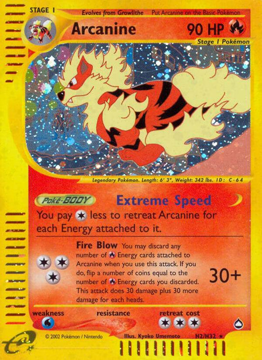 Arcanine H2/H32 Holo Rare - MissingNo.