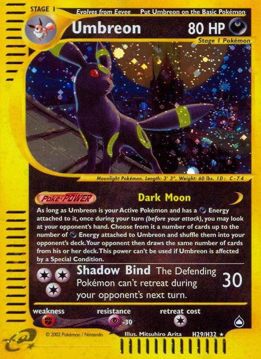 Umbreon H29/H32 Holo Rare - MissingNo.