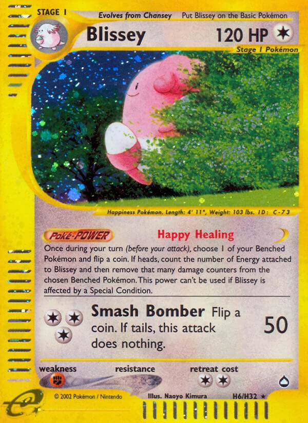 Blissey H6/H32 Holo Rare - MissingNo.
