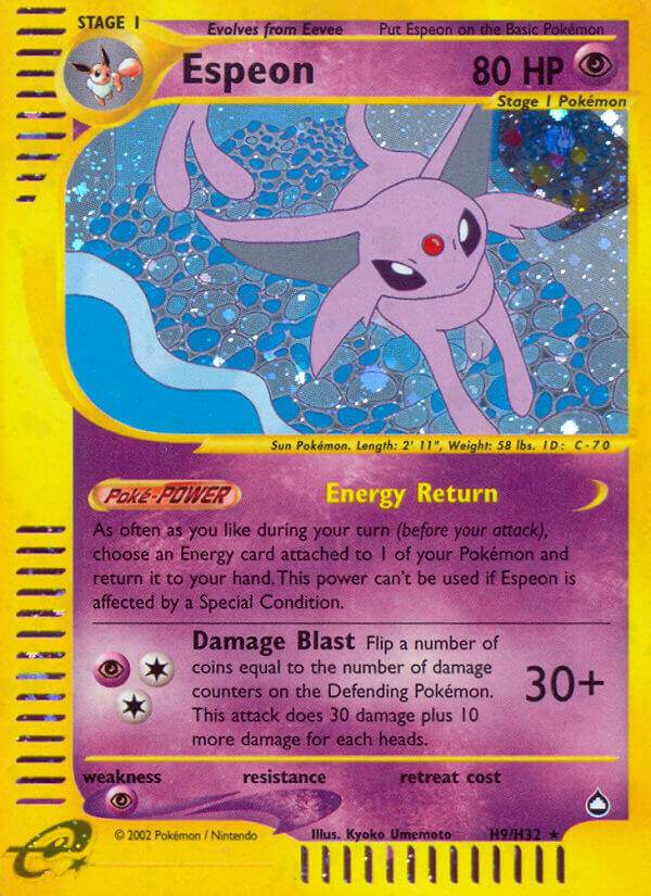 Espeon H9/H32 Holo Rare - MissingNo.
