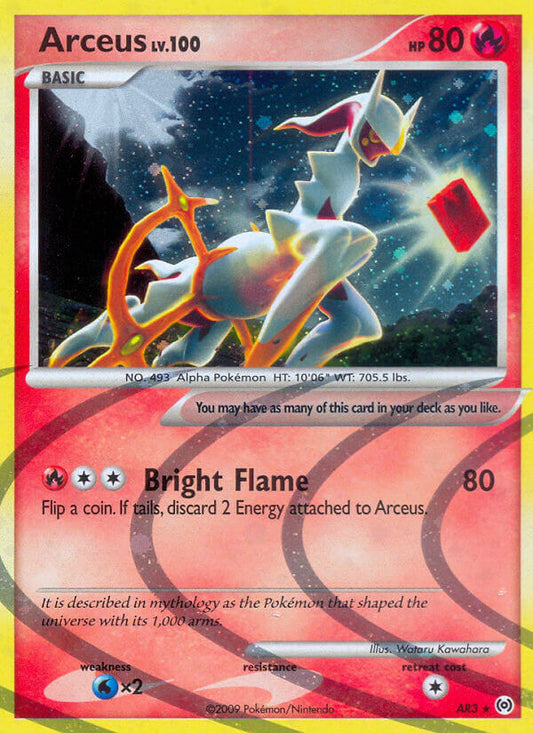Arceus AR3 Holo Secret Rare - MissingNo.