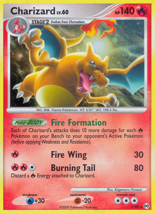 Charizard 1/99 Holo Rare - MissingNo.