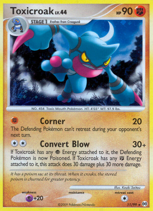 Toxicroak 11/99 Reverse Rare - MissingNo.